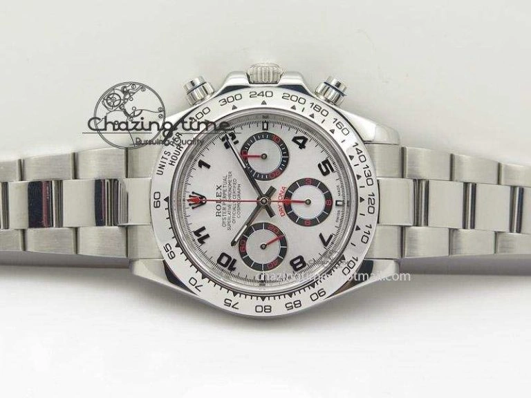 Daytona 116509 White Dial On SS Bracelet A7750 JF Comfortable 4027
