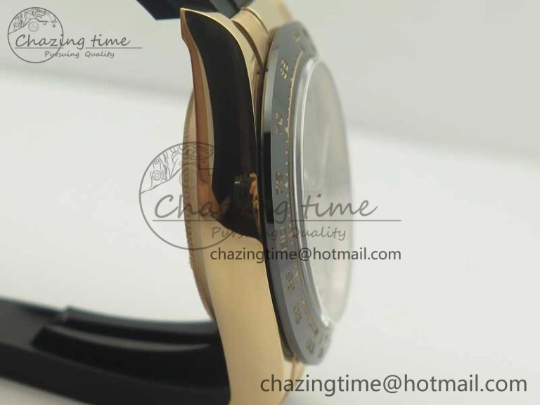 Trendy Daytona 116515 ARF 1:1 Best Edition Chocolate Dial On Black Rubber Strap A4130 Super Clone V 3377