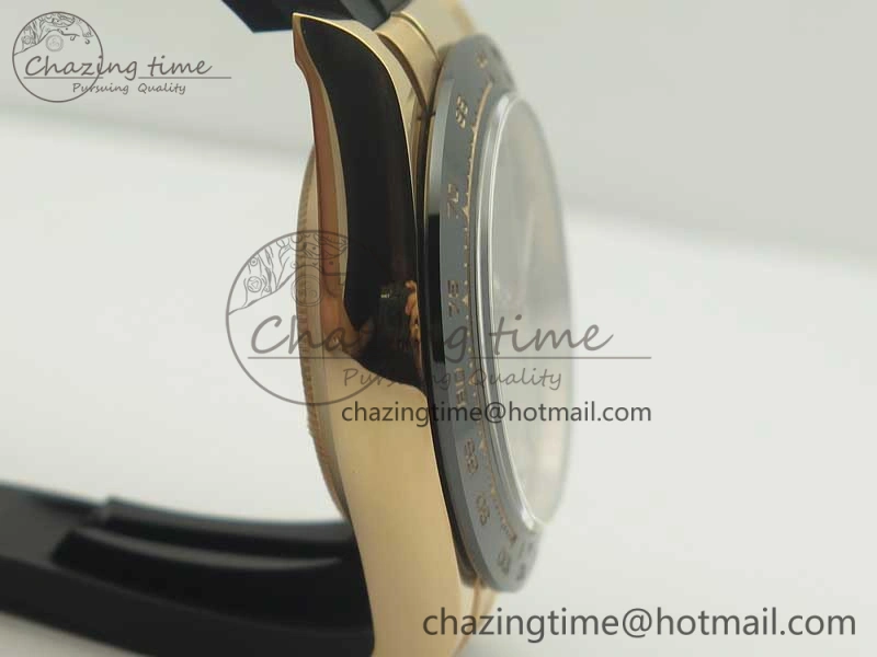 Trendy Daytona 116515 ARF 1:1 Best Edition Chocolate Dial On Black Rubber Strap A4130 Super Clone V 3377