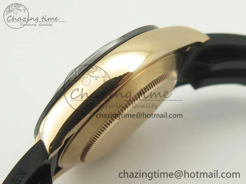 Breathable Daytona 116515 ARF 1:1 Best Edition Rose Gold Dial On Black Rubber Strap A4130 Super Clone V 3379