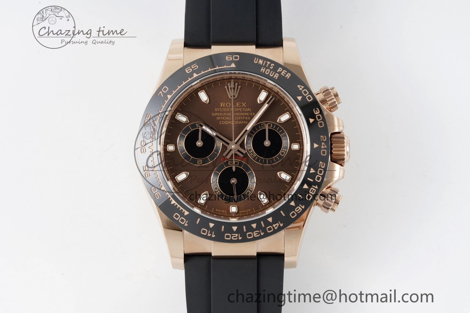 Daytona 116515 BTF 1:1 Best Edition Brown Dial on Oysterflex Rubber Strap SA4130 V DailyWear 2263