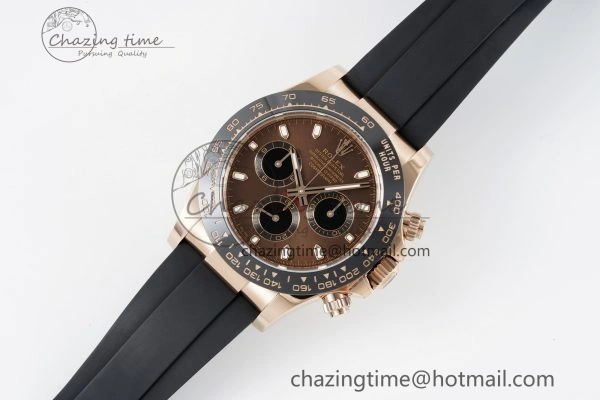 Daytona 116515 BTF 1:1 Best Edition Brown Dial on Oysterflex Rubber Strap SA4130 V DailyWear 2263