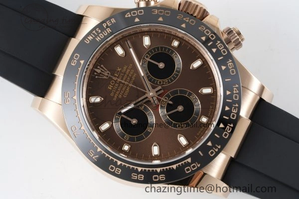 Daytona 116515 BTF 1:1 Best Edition Brown Dial on Oysterflex Rubber Strap SA4130 V DailyWear 2263