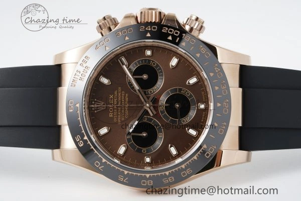 Daytona 116515 BTF 1:1 Best Edition Brown Dial on Oysterflex Rubber Strap SA4130 V DailyWear 2263