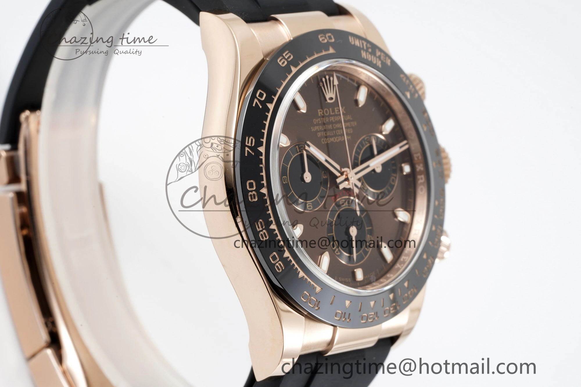 Daytona 116515 BTF 1:1 Best Edition Brown Dial on Oysterflex Rubber Strap SA4130 V DailyWear 2263