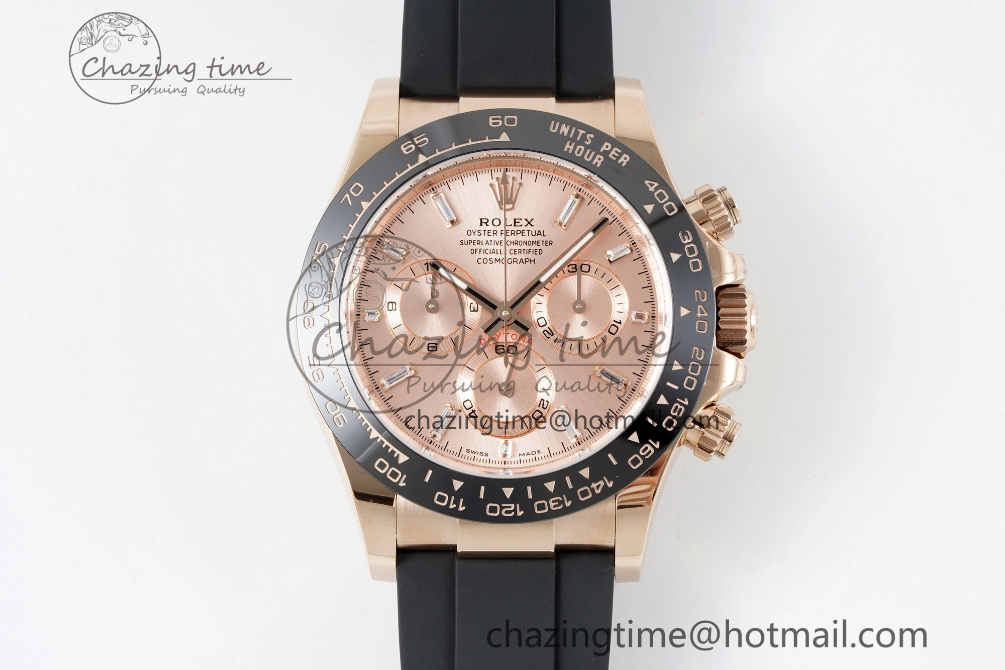 Daytona 116515 BTF 1:1 Best Edition RG Dial on Oysterflex Rubber Strap SA4130 V Popular 2264