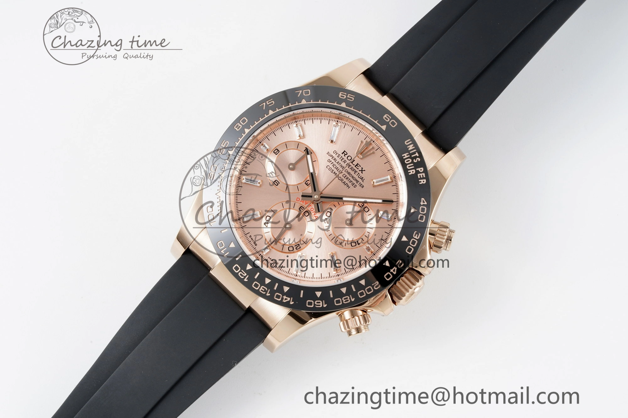 Daytona 116515 BTF 1:1 Best Edition RG Dial on Oysterflex Rubber Strap SA4130 V Popular 2264