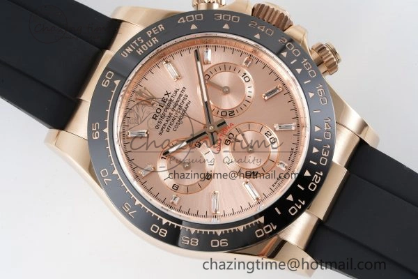 Daytona 116515 BTF 1:1 Best Edition RG Dial on Oysterflex Rubber Strap SA4130 V Popular 2264
