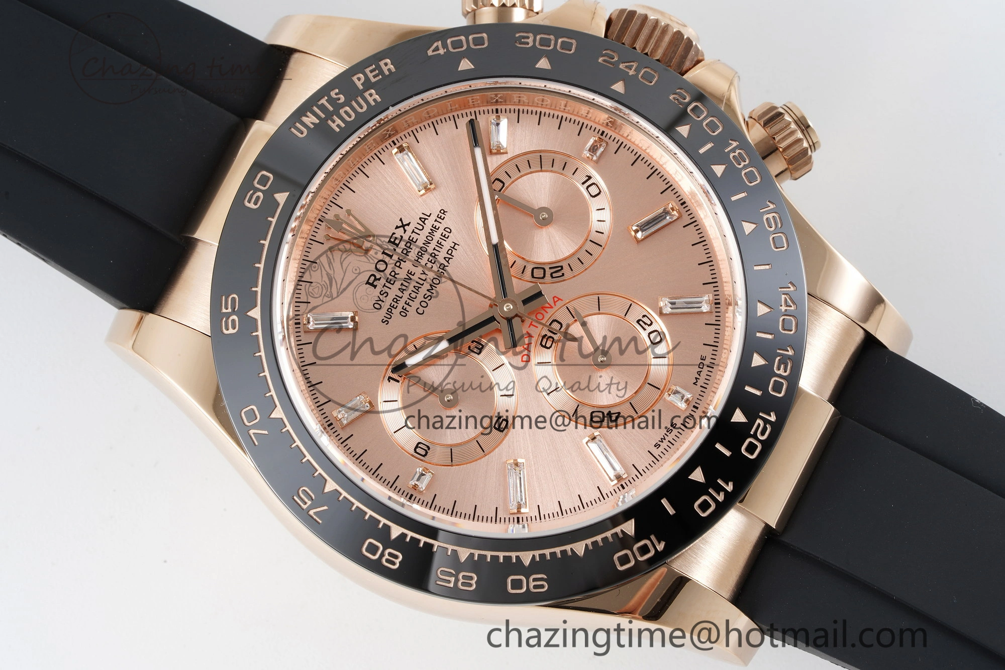 Daytona 116515 BTF 1:1 Best Edition RG Dial on Oysterflex Rubber Strap SA4130 V Popular 2264