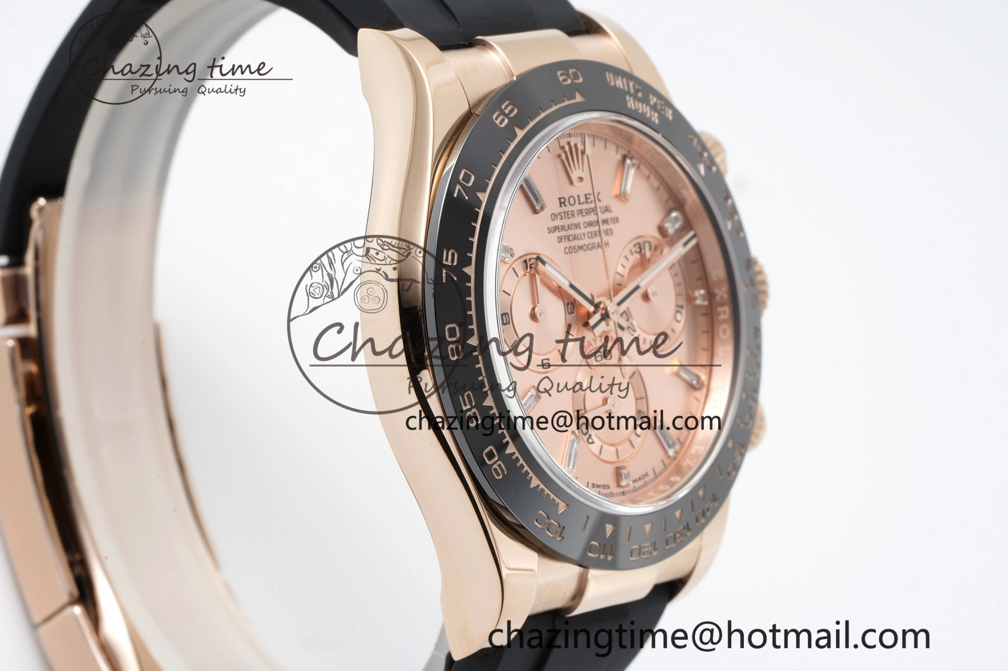 Daytona 116515 BTF 1:1 Best Edition RG Dial on Oysterflex Rubber Strap SA4130 V Popular 2264