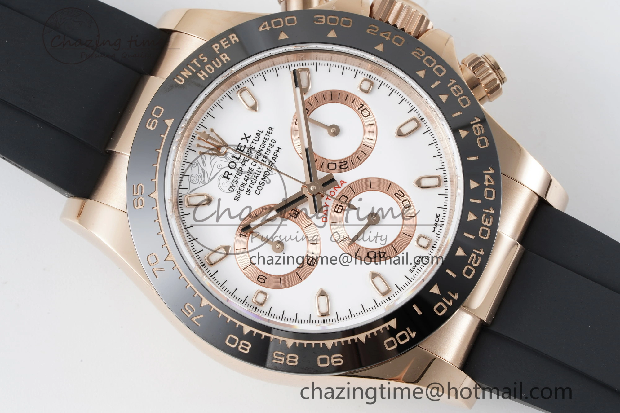 Daytona 116515 BTF 1:1 Best Edition White Dial on Oysterflex Rubber Strap SA4130 V Versatile 2262