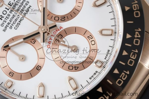 Daytona 116515 BTF 1:1 Best Edition White Dial on Oysterflex Rubber Strap SA4130 V Versatile 2262