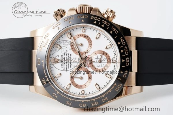 Daytona 116515 BTF 1:1 Best Edition White Dial on Oysterflex Rubber Strap SA4130 V Versatile 2262