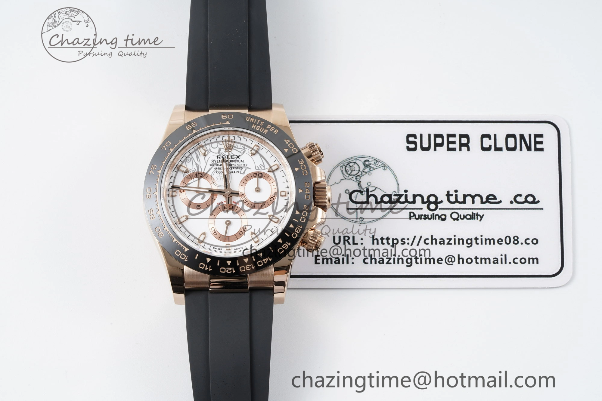 Daytona 116515 BTF 1:1 Best Edition White Dial on Oysterflex Rubber Strap SA4130 V Versatile 2262
