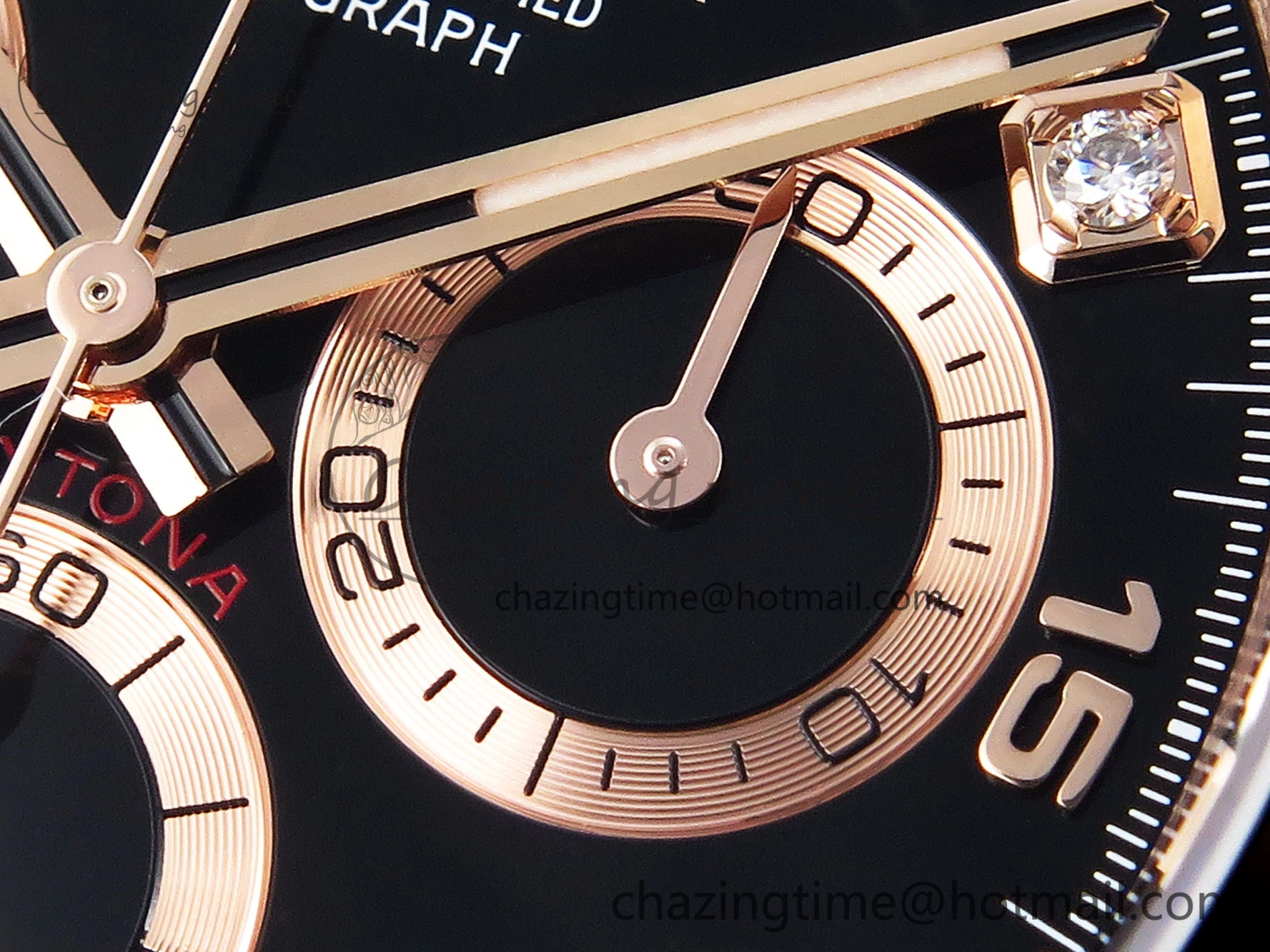 Practical Daytona 116515 Clean 1:1 Best Edition Black Diamonds Dial on Oysterflex Strap SA4130 V 1948