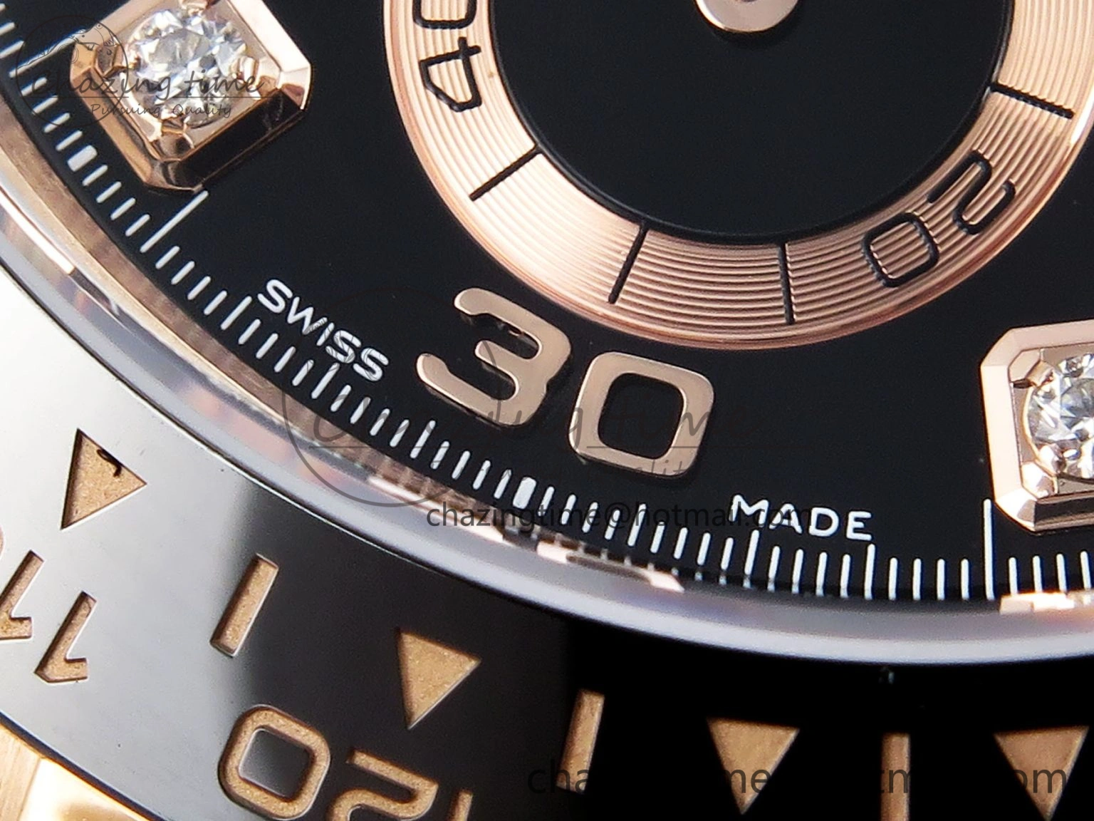 Practical Daytona 116515 Clean 1:1 Best Edition Black Diamonds Dial on Oysterflex Strap SA4130 V 1948