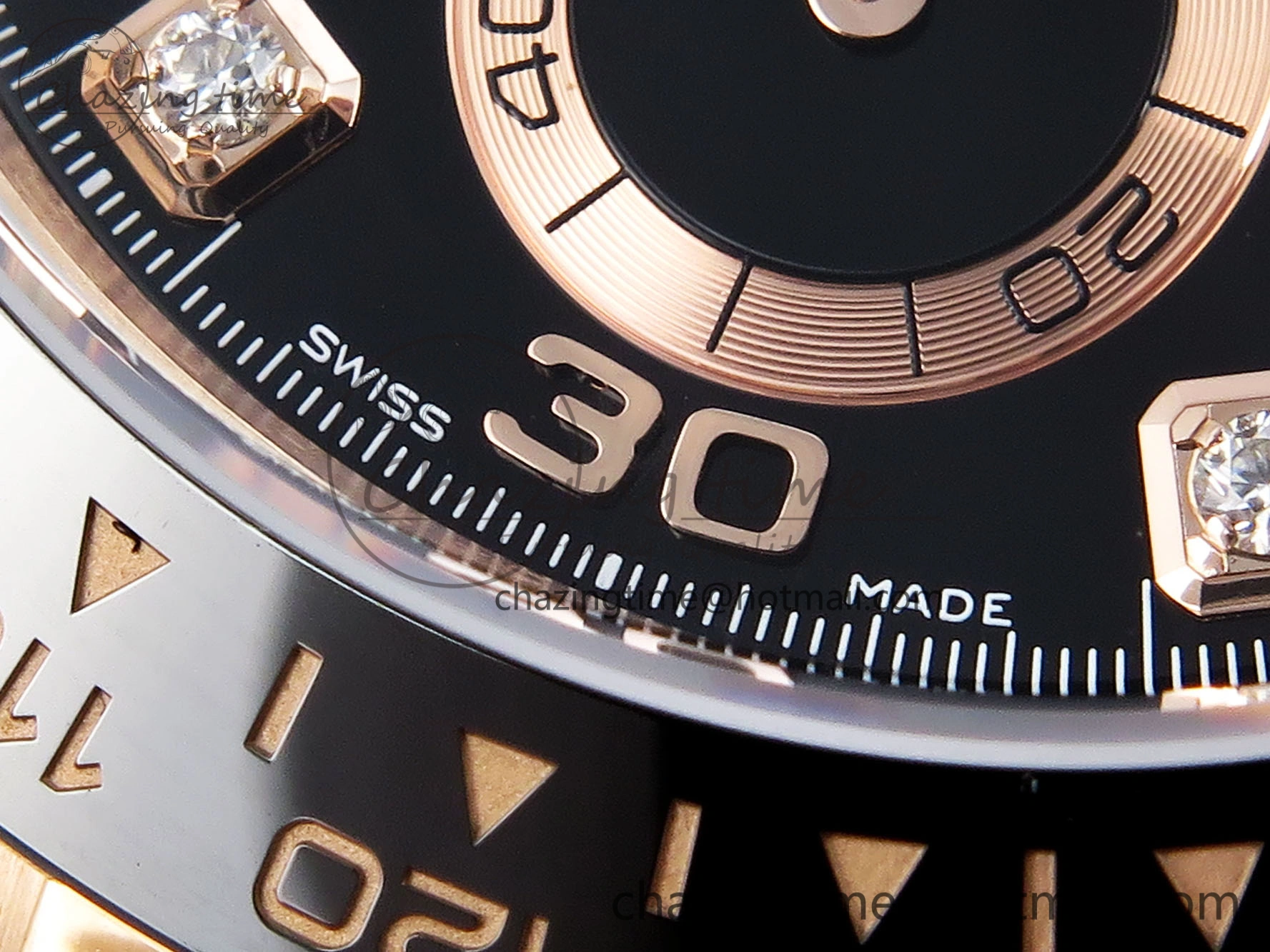 Practical Daytona 116515 Clean 1:1 Best Edition Black Diamonds Dial on Oysterflex Strap SA4130 V 1948