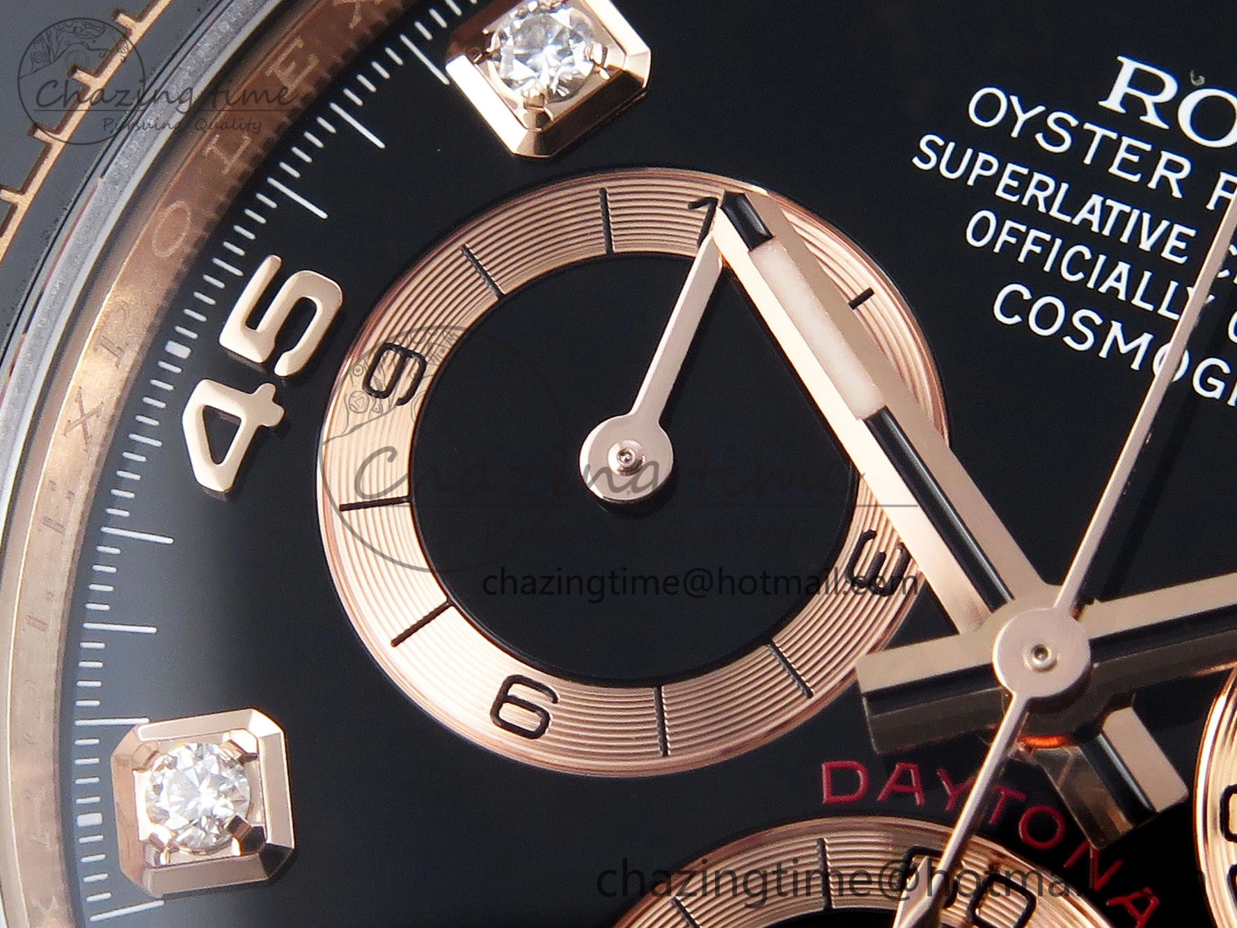 Practical Daytona 116515 Clean 1:1 Best Edition Black Diamonds Dial on Oysterflex Strap SA4130 V 1948
