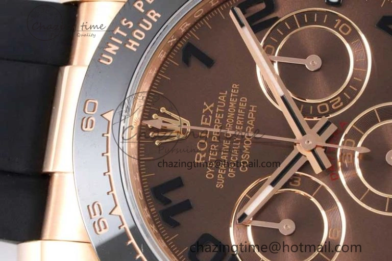 Daytona 116515 Clean 1:1 Best Edition Chocolate Dial Black Markers on Oysterflex Strap SA4130 V Cozy 2011