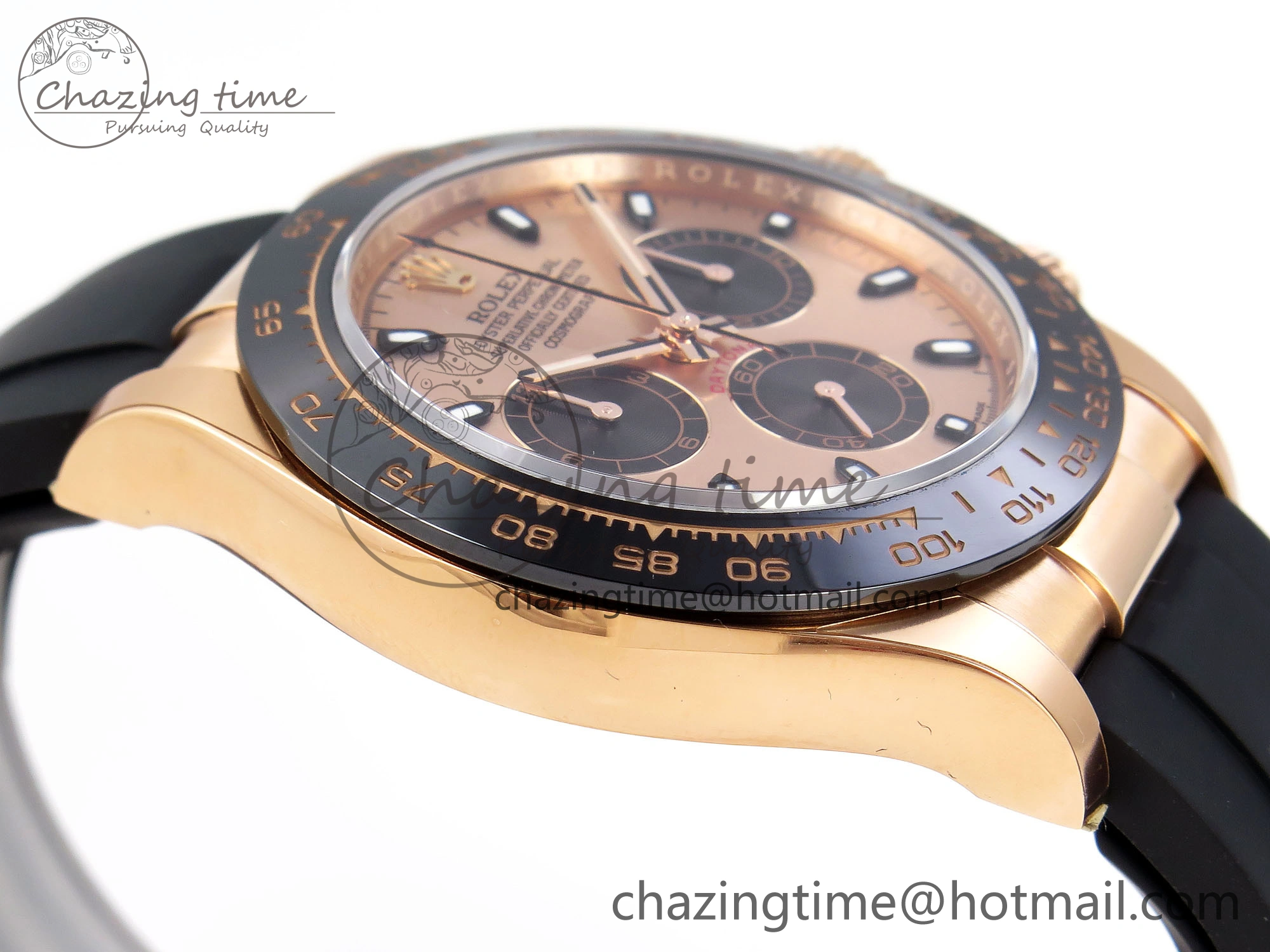 Daytona 116515 Clean 1:1 Best Edition RG Dial Black Markers on Oysterflex Strap SA4130 V UrbanStyle 1966