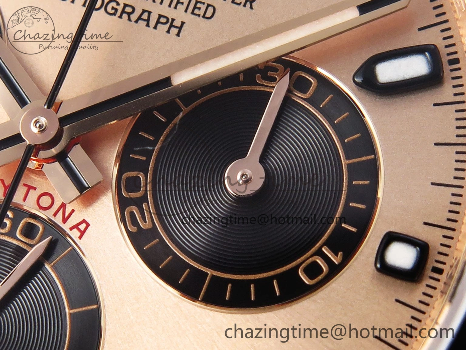 Daytona 116515 Clean 1:1 Best Edition RG Dial Black Markers on Oysterflex Strap SA4130 V UrbanStyle 1966