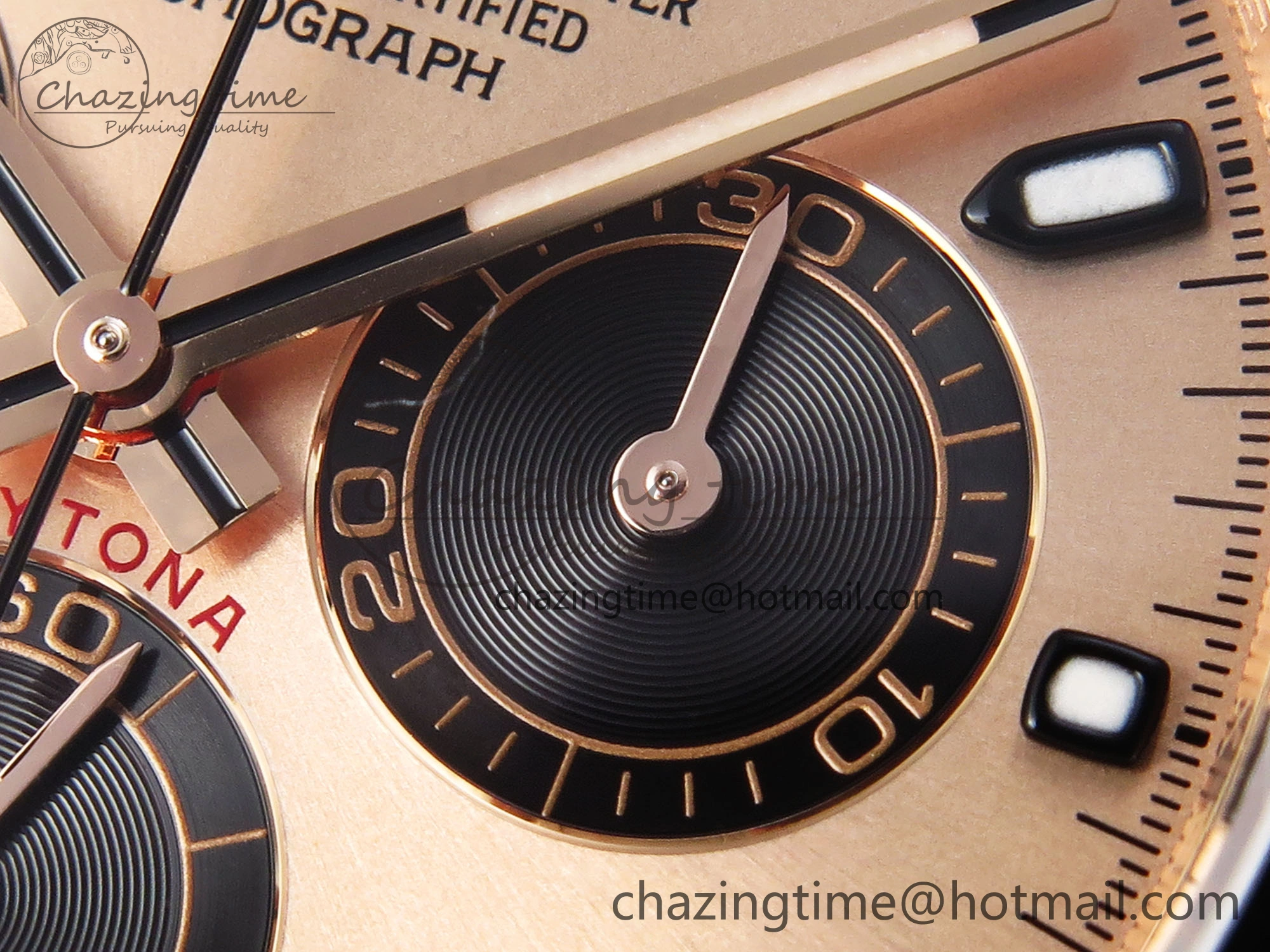 Daytona 116515 Clean 1:1 Best Edition RG Dial Black Markers on Oysterflex Strap SA4130 V UrbanStyle 1966