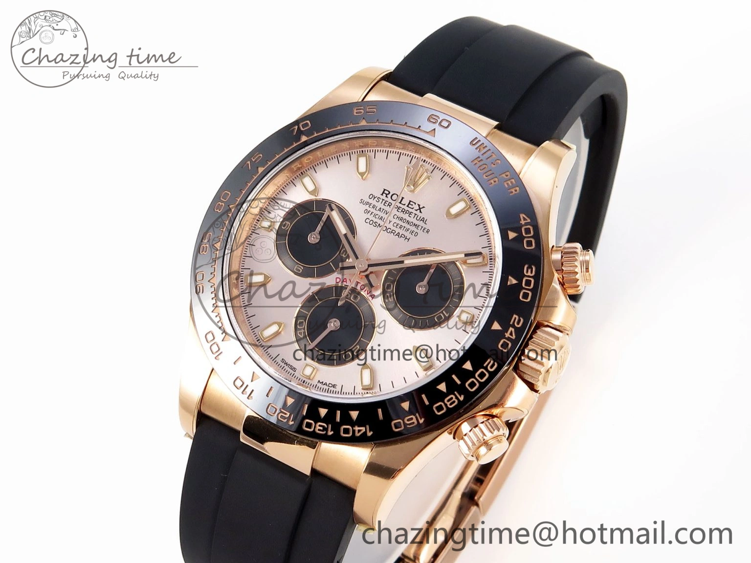 Daytona 116515 Clean 1:1 Best Edition Silver Dial RG Markers on Oysterflex Strap SA4130 V Modern 1965