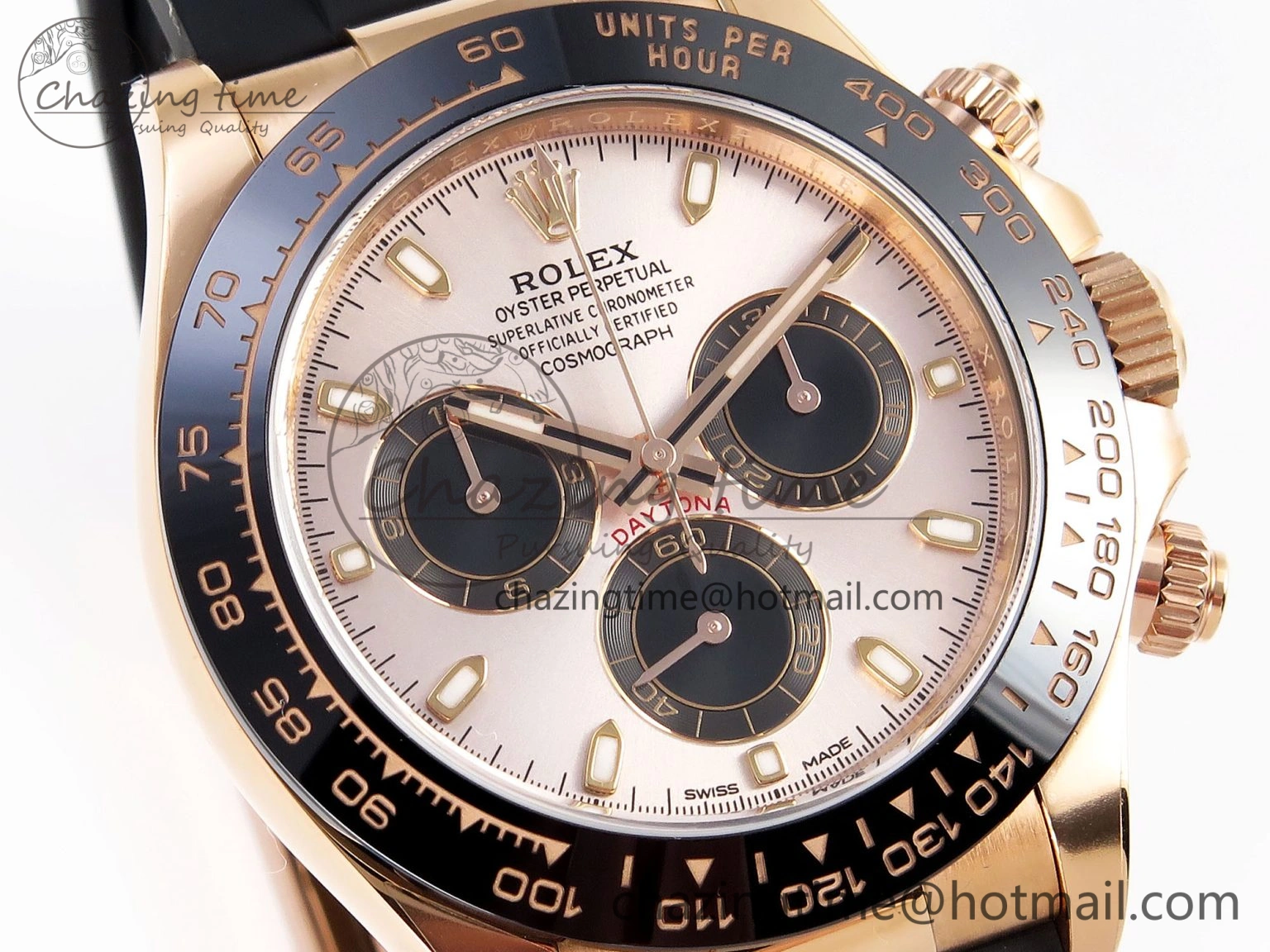 Daytona 116515 Clean 1:1 Best Edition Silver Dial RG Markers on Oysterflex Strap SA4130 V Modern 1965