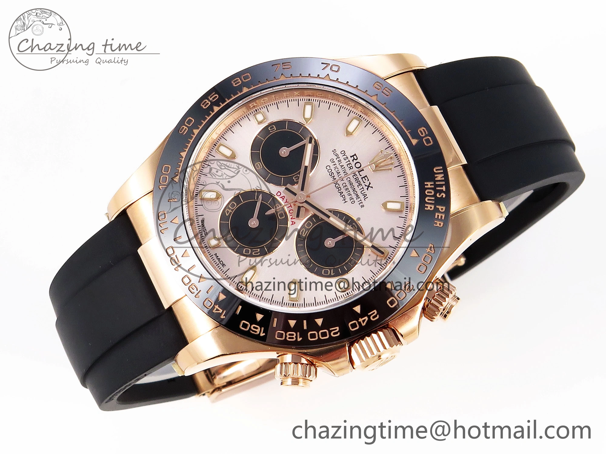 Daytona 116515 Clean 1:1 Best Edition Silver Dial RG Markers on Oysterflex Strap SA4130 V Modern 1965