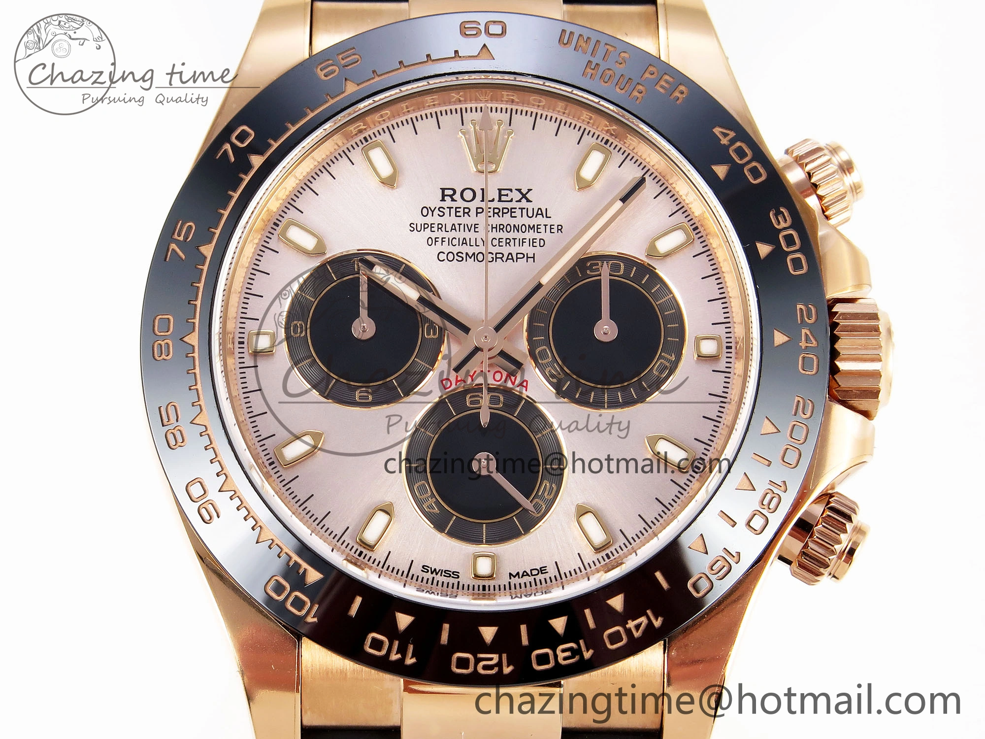 Daytona 116515 Clean 1:1 Best Edition Silver Dial RG Markers on Oysterflex Strap SA4130 V Modern 1965