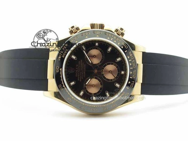 Daytona 116515 JF 1:1 Best Edition Black Dial On Black Rubber Strap A Attractive 3651