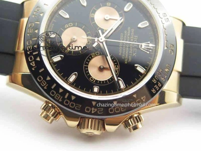 Daytona 116515 JF 1:1 Best Edition Black Dial On Black Rubber Strap A Attractive 3651