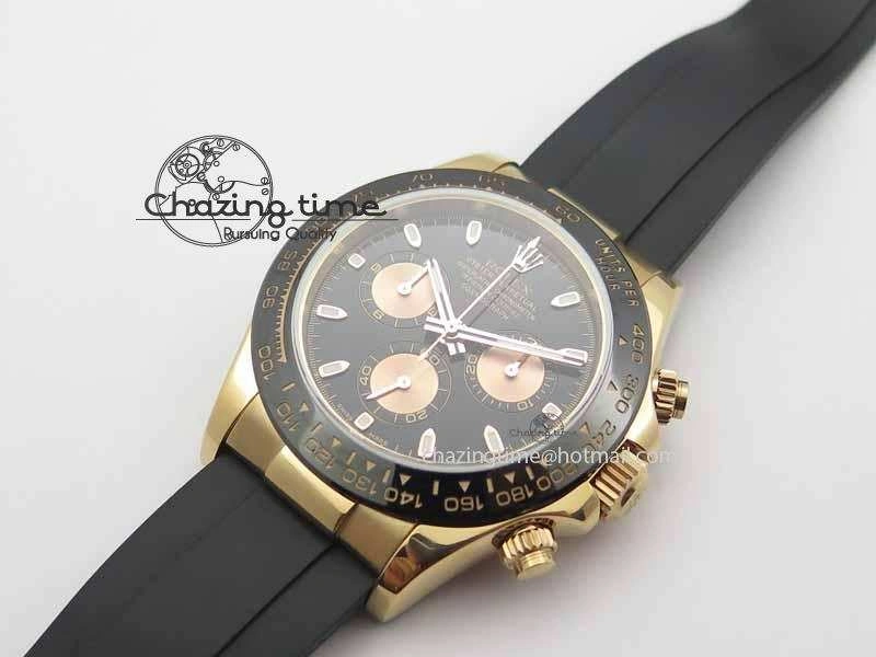 Daytona 116515 JF 1:1 Best Edition Black Dial On Black Rubber Strap A Attractive 3651