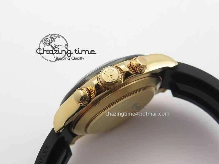 WellDesigned Daytona 116515 JF 1:1 Best Edition Brown Dial On Black Rubber Strap A 3650