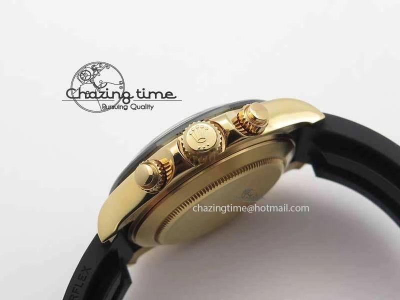 WellDesigned Daytona 116515 JF 1:1 Best Edition Brown Dial On Black Rubber Strap A 3650