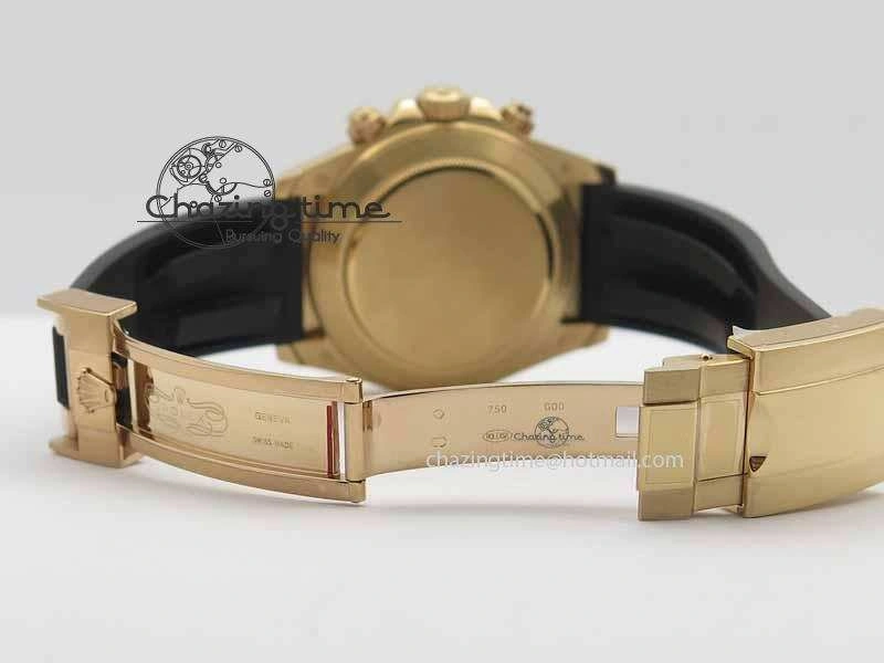 WellDesigned Daytona 116515 JF 1:1 Best Edition Brown Dial On Black Rubber Strap A 3650