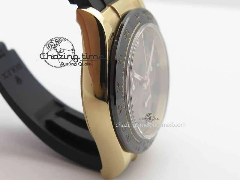 WellDesigned Daytona 116515 JF 1:1 Best Edition Brown Dial On Black Rubber Strap A 3650