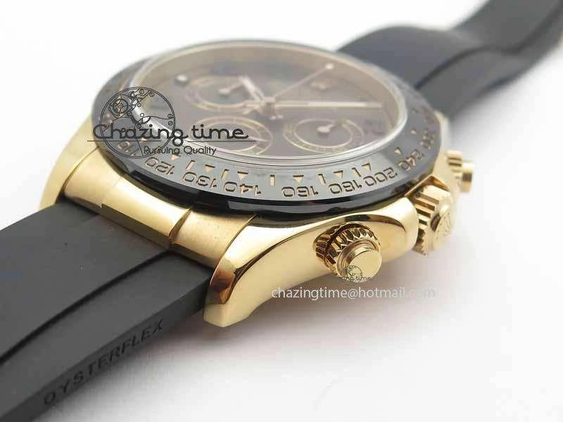 WellDesigned Daytona 116515 JF 1:1 Best Edition Brown Dial On Black Rubber Strap A 3650