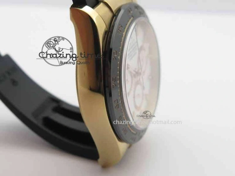 Daytona 116515 JF 1:1 Best Edition White Dial On Black Rubber Strap A Timeless 3654