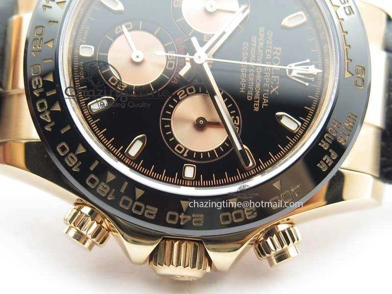 Daytona 116515 Noob 1:1 Best Edition Black RG Dial On Black Leather Strap A GoAnywhere 3788