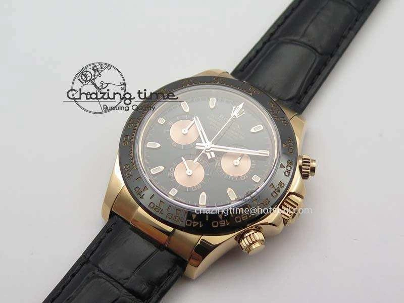 Daytona 116515 Noob 1:1 Best Edition Black RG Dial On Black Leather Strap A GoAnywhere 3788