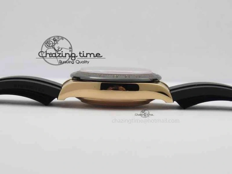 Daytona 116515 Noob 1:1 Best Edition Black RG Dial On Black Rubber Strap A7750 (Free Extra Strap) WeatherProof 3743