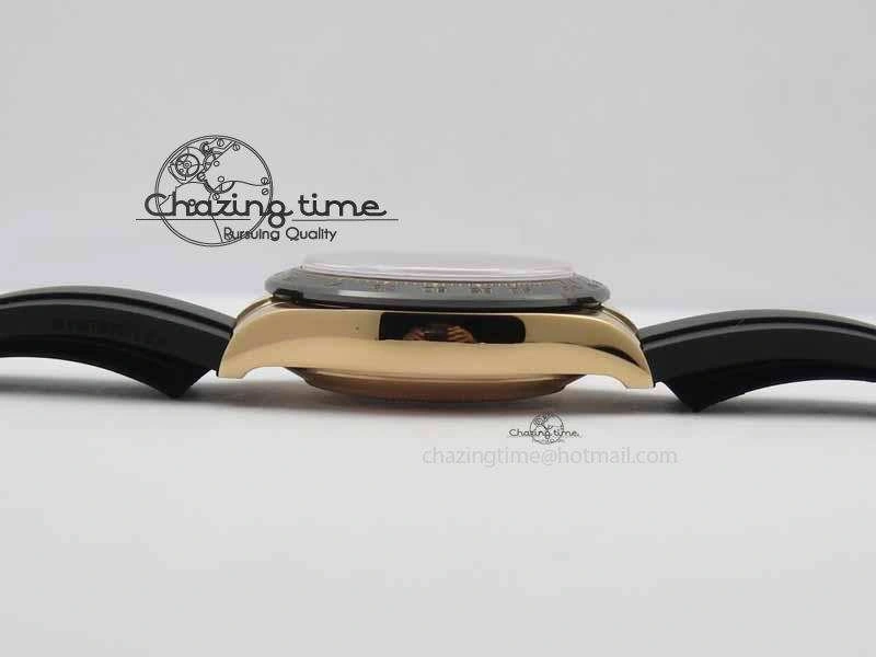 Daytona 116515 Noob 1:1 Best Edition Black RG Dial On Black Rubber Strap A7750 (Free Extra Strap) WeatherProof 3743