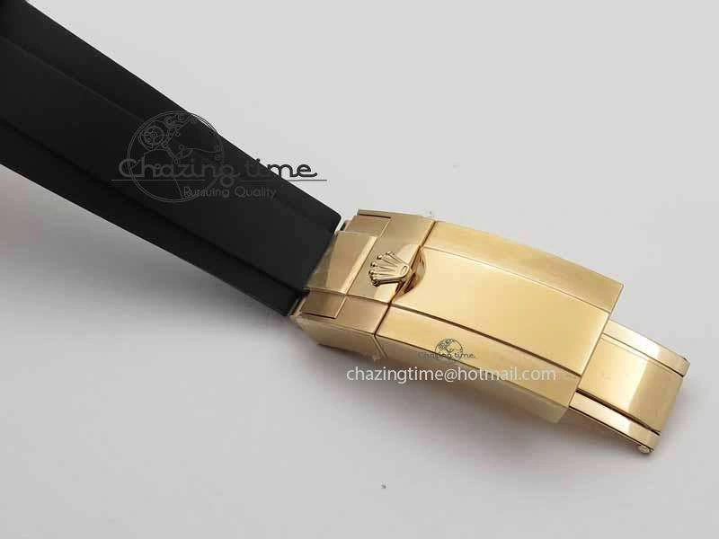 Daytona 116515 Noob 1:1 Best Edition Black RG Dial On Black Rubber Strap A7750 (Free Extra Strap) WeatherProof 3743