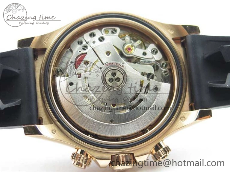 Daytona 116515 Noob 1:1 Best Edition Chocolate Dial Lume Markers on Black Rubber Strap SA4130 (Free Extra Strap) V Premium 2976