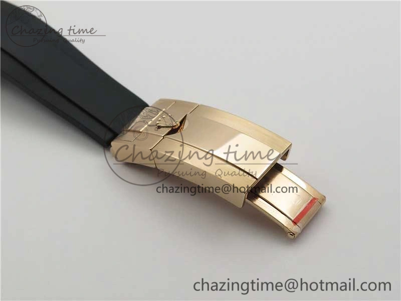 Daytona 116515 Noob 1:1 Best Edition Chocolate Dial Lume Markers on Black Rubber Strap SA4130 (Free Extra Strap) V Premium 2976