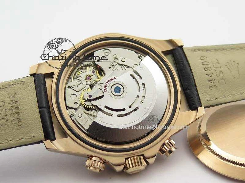 Daytona 116515 Noob 1:1 Best Edition Chocolate Dial On Black Leather Strap A Comfortable 3790