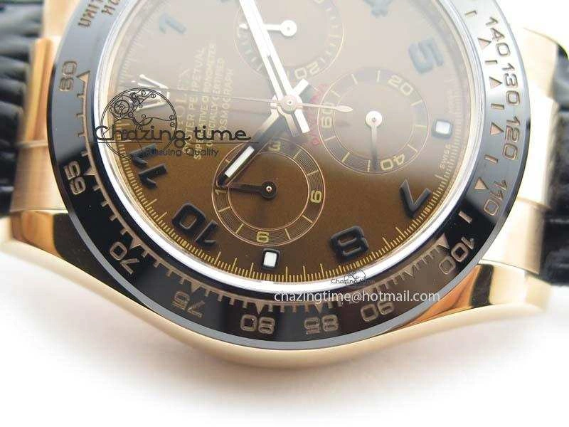Daytona 116515 Noob 1:1 Best Edition Chocolate Dial On Black Leather Strap A Comfortable 3790