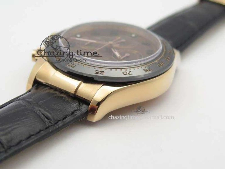 Daytona 116515 Noob 1:1 Best Edition Chocolate Dial On Black Leather Strap A Comfortable 3790