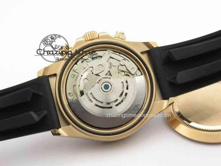 Daytona 116515 Noob 1:1 Best Edition Rose Gold Dial On Black Rubber Strap A7750(Free Extra Strap) Durable 3740